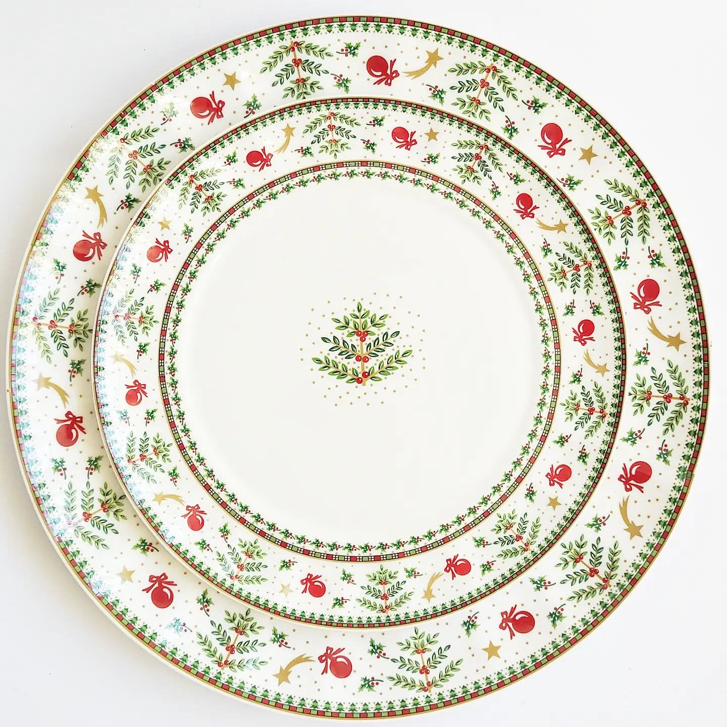 Grátis - Prato de Porcelana Natalino